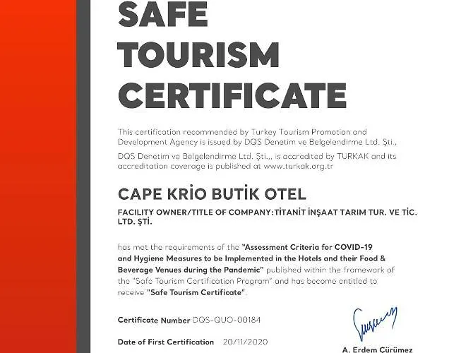 Otel Cape Krio Boutique & - Over 9 Years Old Adult Only